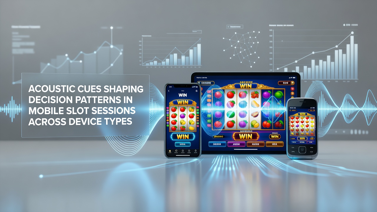 Acoustic cue analysis in mobile slot sessions across smartphones and tablets