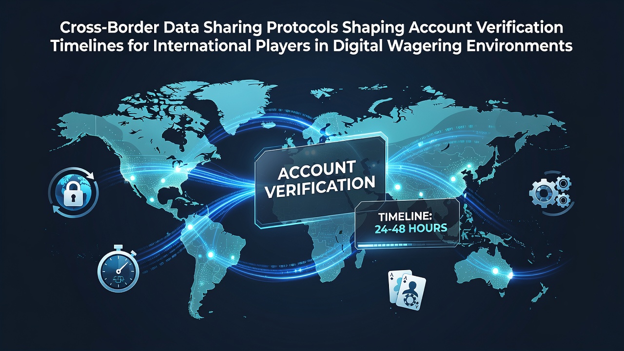 Cross-border data exchange systems used in digital wagering account verification processes