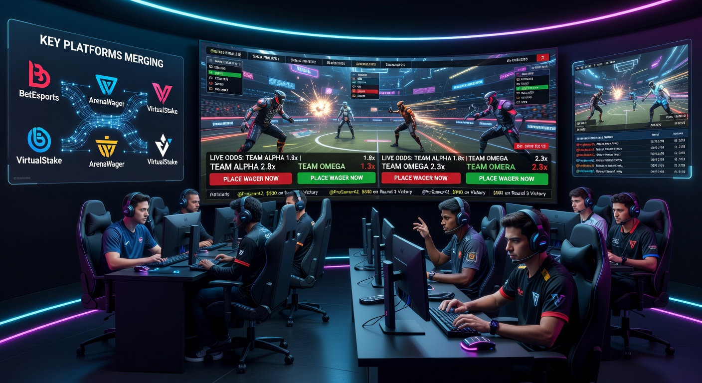 Dynamic screenshot of an esports betting interface showing live odds on a Counter-Strike match, with real-time updates and wager options