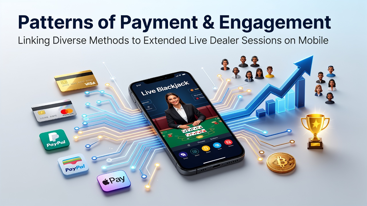 Mobile live dealer interface showing seamless payment integration during blackjack sessions