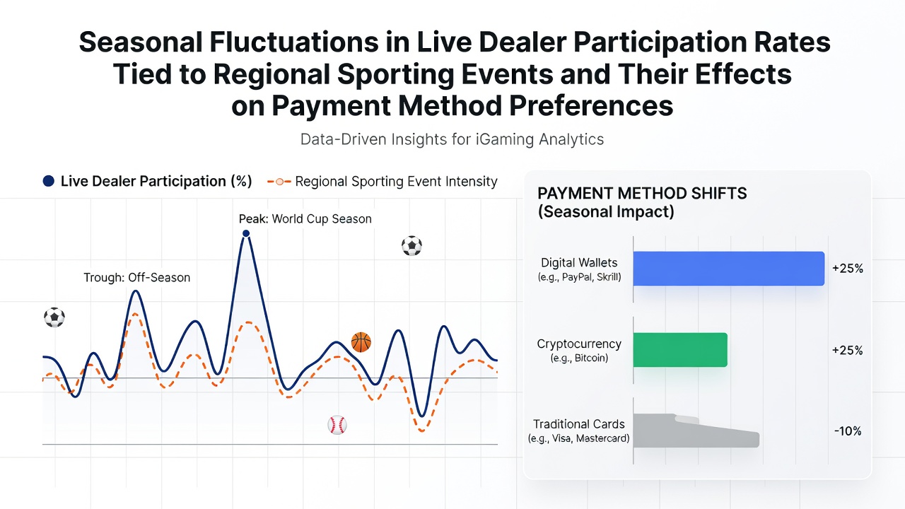 Live dealer tables showing player activity patterns during major regional sports seasons with payment interfaces visible