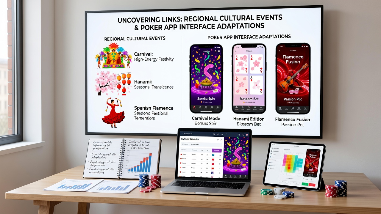 Close-up of poker app accessibility tools adapted for cultural events including high contrast and voice options
