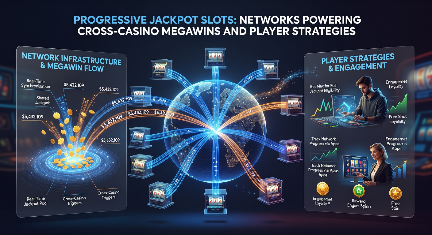Player celebrating a massive progressive jackpot win on a networked slot, with jackpot ticker hitting multi-millions amid festive casino atmosphere